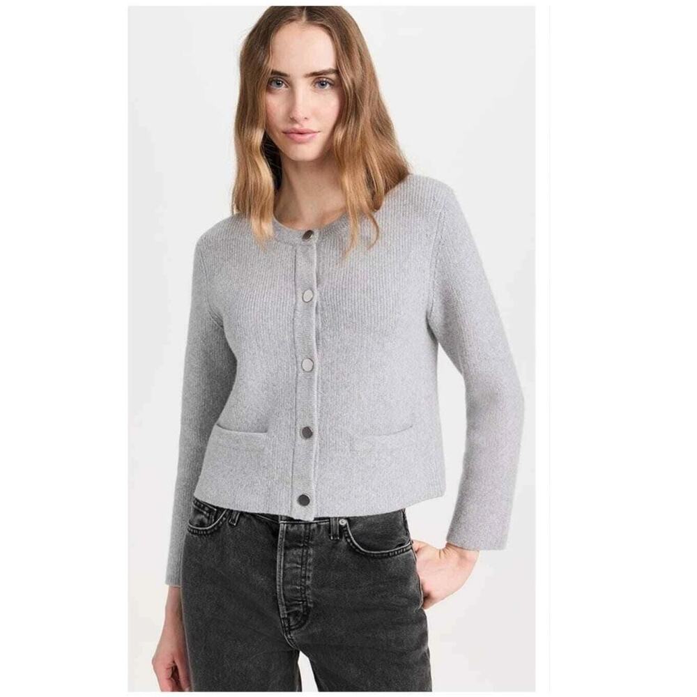 NEW Theory Classic Knit Jacket Size Petite